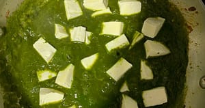 paneer and palak